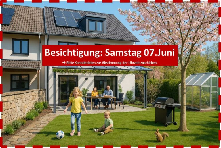Besichtigungstermin