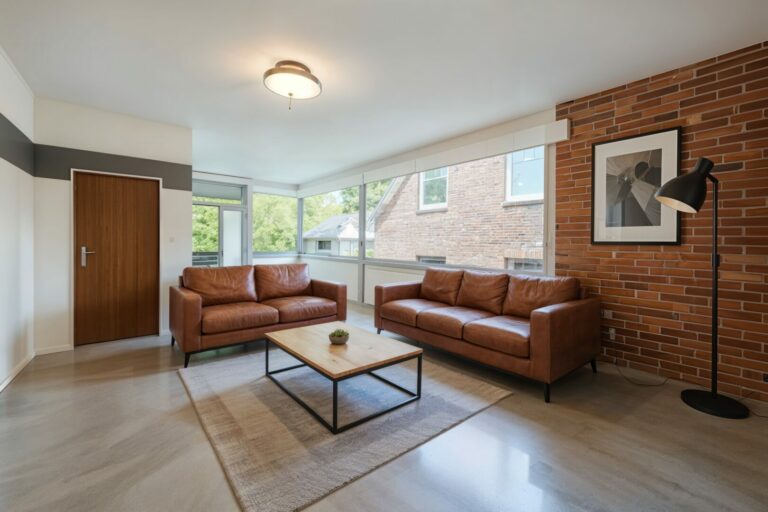 Möbliert (virtuell) Loft/Wohnzimmer