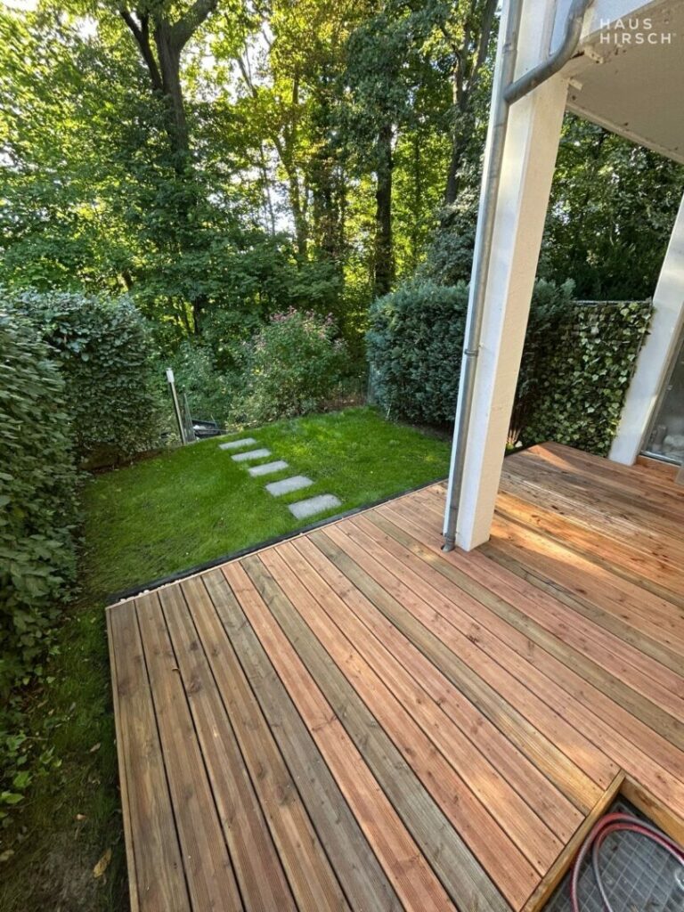 Vom Wohnzimmer zum Garten