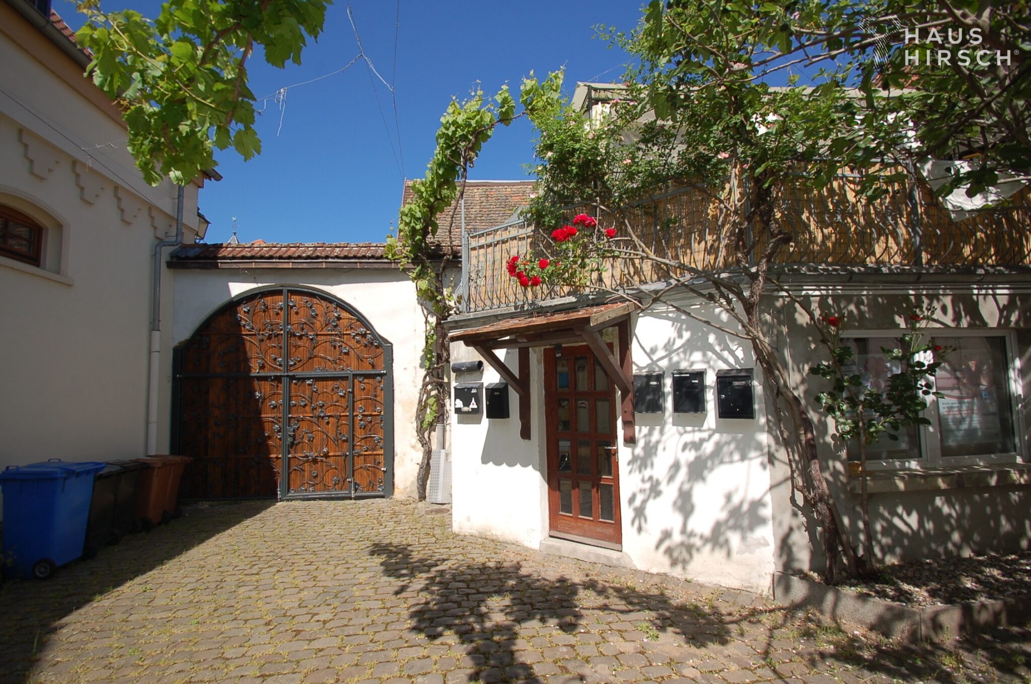 Romantischer Innenhof