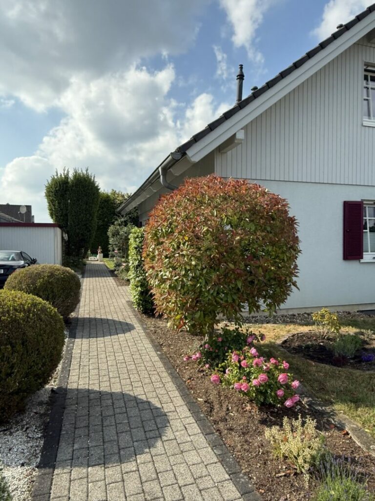 Haus Gehweg