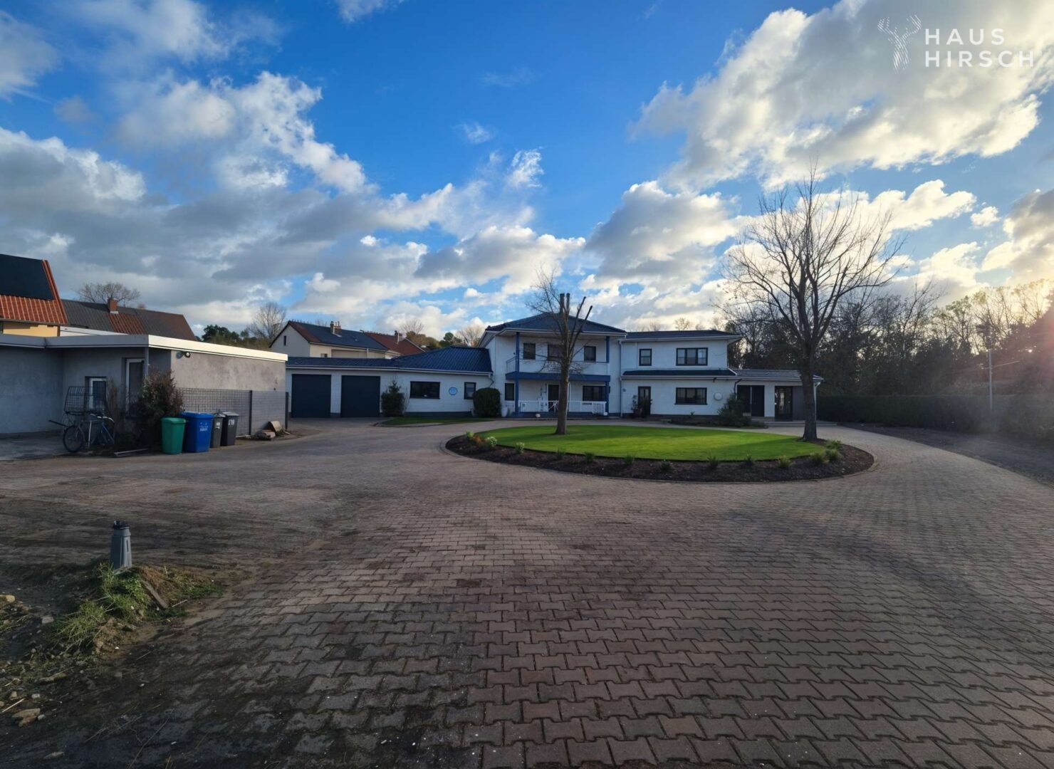 Grundstück - Sicht zum Haus