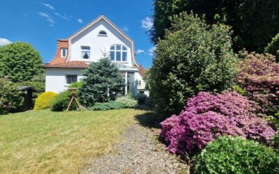 Hausansicht-Garten