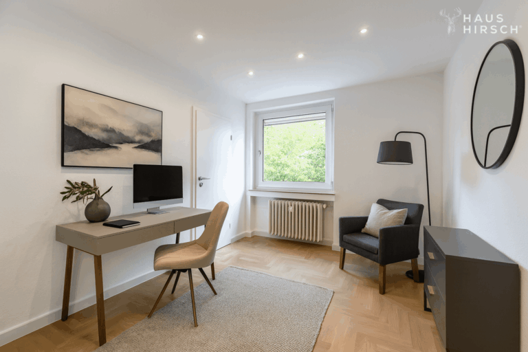 Arbeitszimmer - Beispiel Foto fertig renoviert