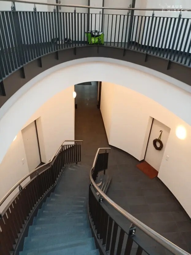 Treppenaufgang von oben