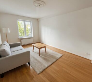 Wohnzimmer - Möblierungsvorschlag, Virtuell Gestaged