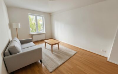 Wohnzimmer - Möblierungsvorschlag, Virtuell Gestaged
