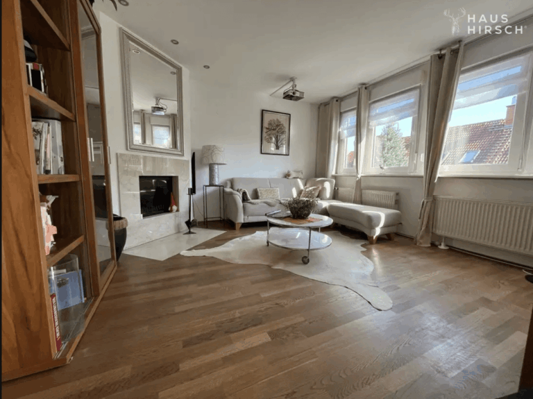 Wohnraum, eingerichtet