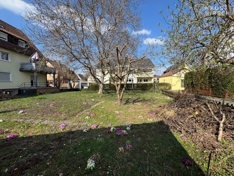 Ansicht Baugrundstück