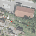 Foto Markierte Flurstücke