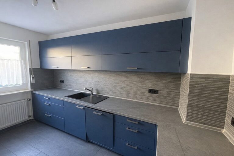 Küche virtuell geleert