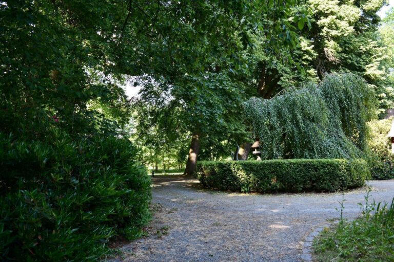 Rondell mit Auffahrt