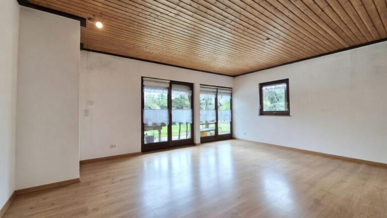 Wohnbereich entrümpelt