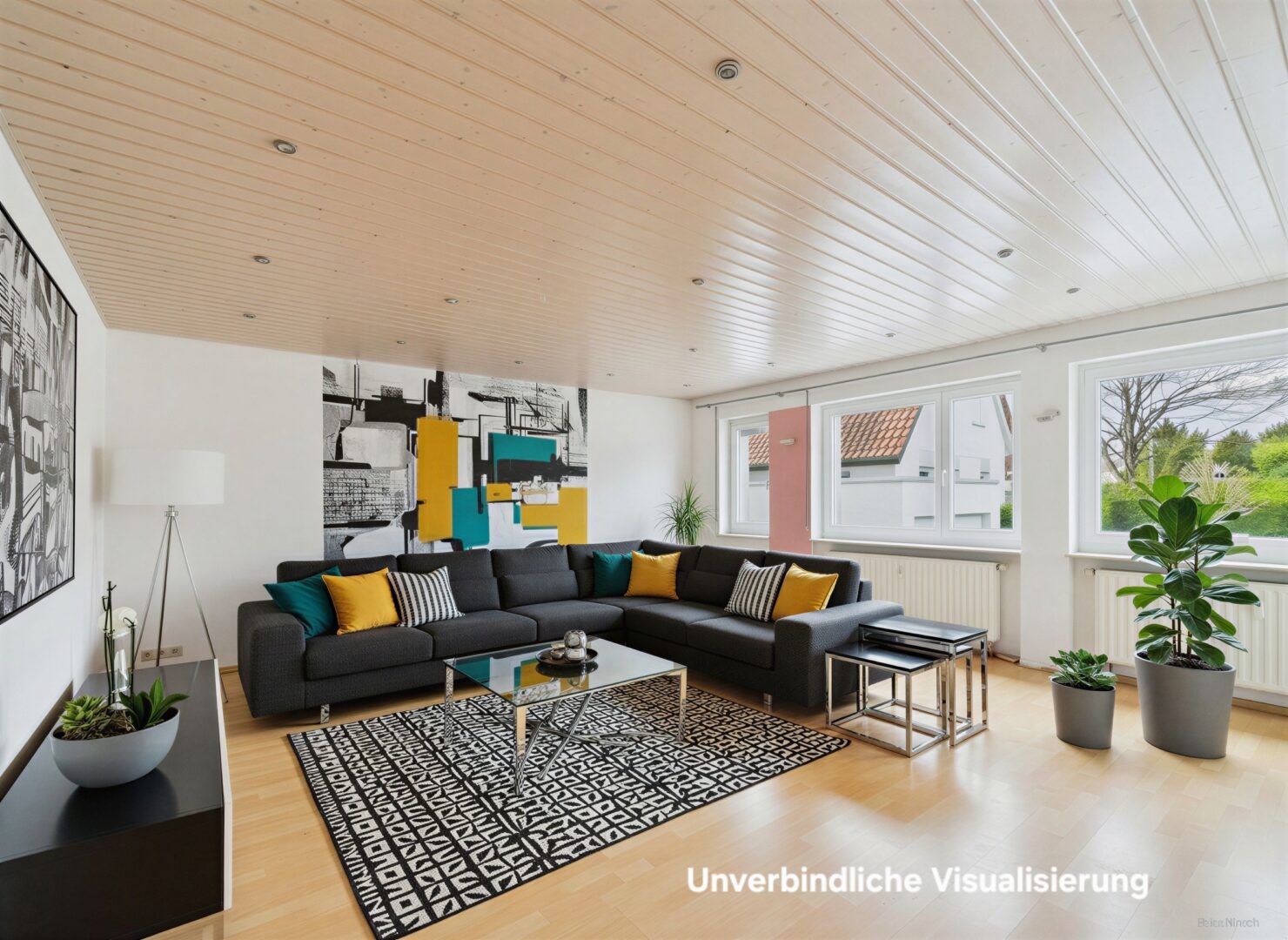 Visualisierung Wohnzimmer
