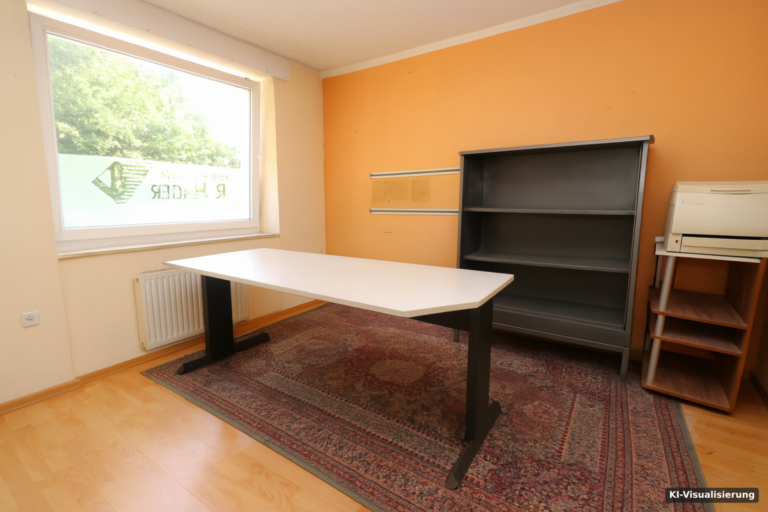 KI-Visualisierung – Büro (EG)