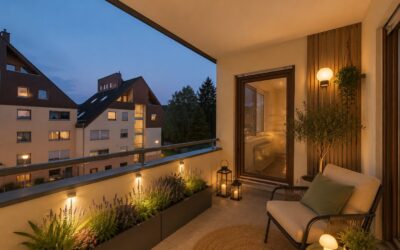 Balkon Bei Nacht