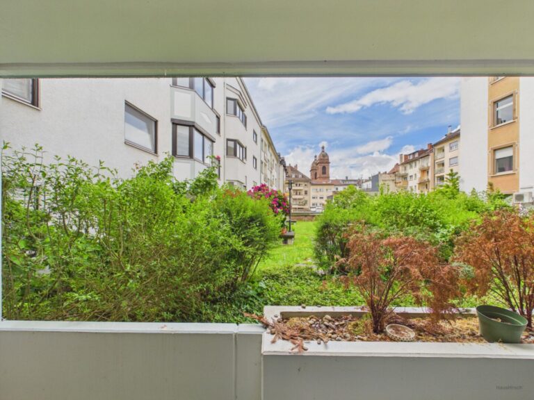 Ausblick Balkon