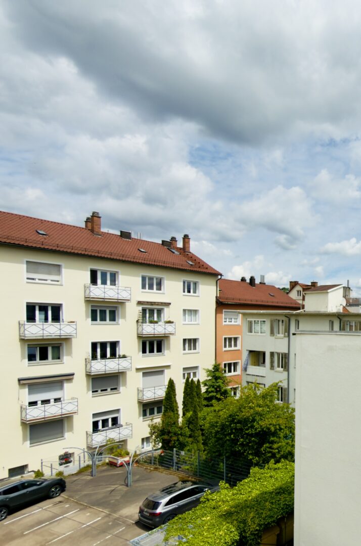 Aussicht vom Balkon