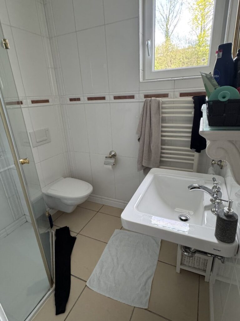 Gäste-WC mit Dusche