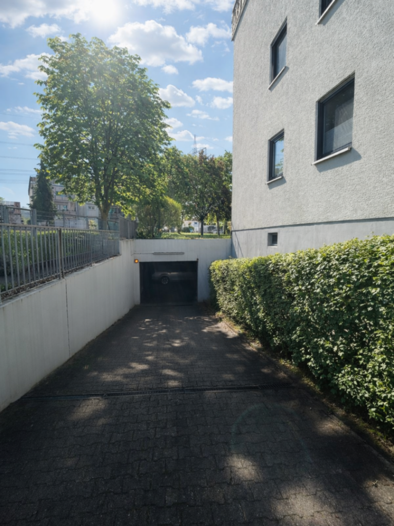 Tiefgarageneinfahrt