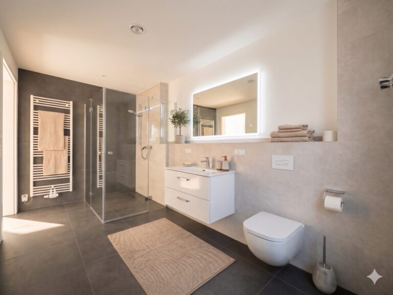 Duschbad en suite - Bsp. möbli