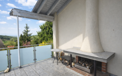 Terrasse / Kamin