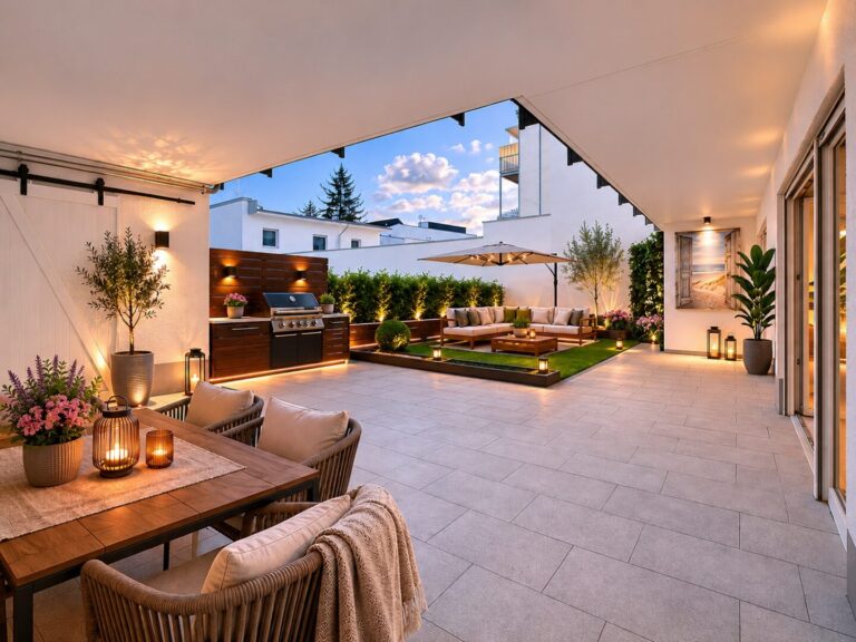 Terrasse - Bsp. möbliert