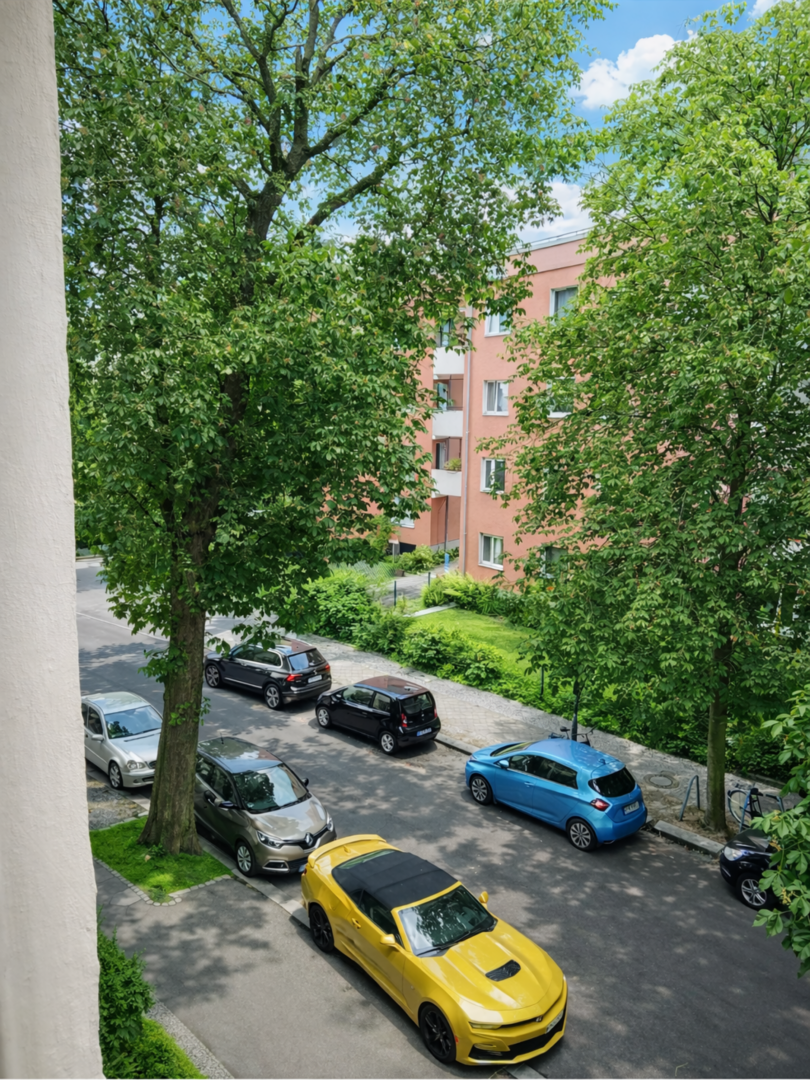 Ausblick auf die Straße