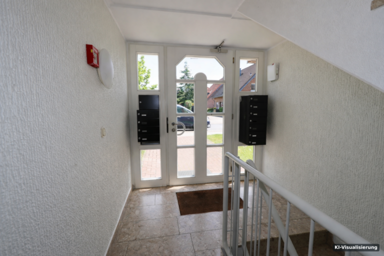 KI-Visualisierung – Haustür/Briefkasten