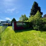Ansicht Hinten Mit Gartenhaus