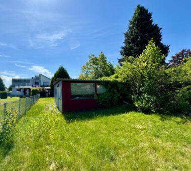 Ansicht Hinten Mit Gartenhaus