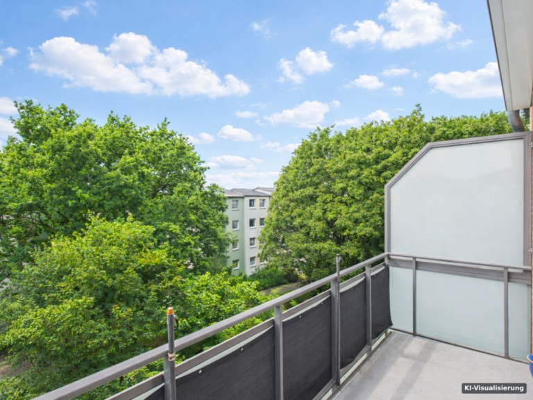 KI-Visualisierung – Balkon