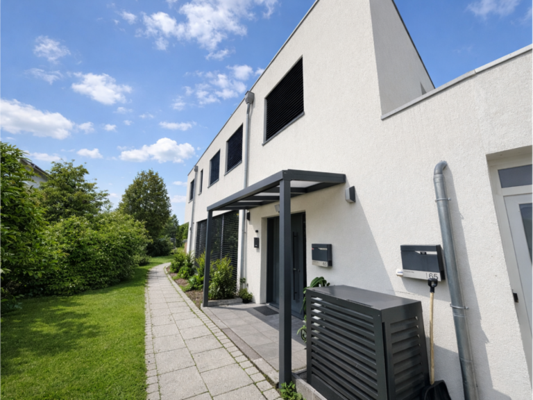 Eingang mit KI-Visualisierung