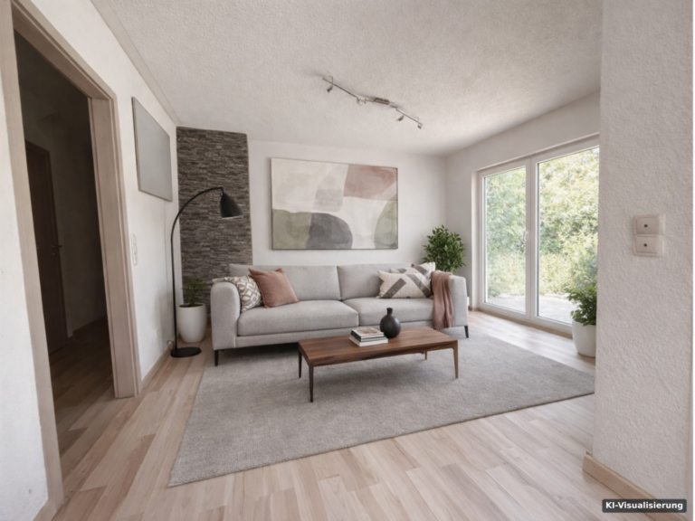 KI-Visualisierung – Wohnzimmer