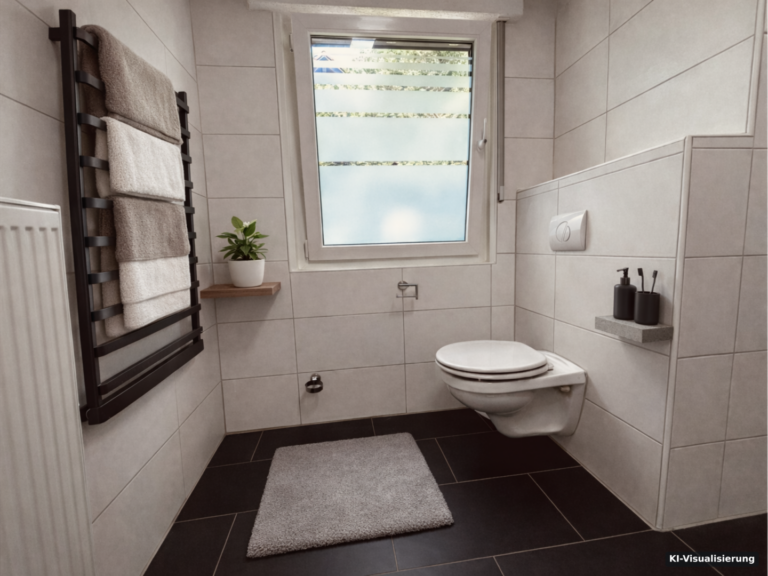 KI-Visualisierung – Badezimmer (KI St