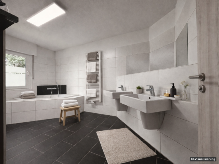KI-Visualisierung – Badezimmer (KI St