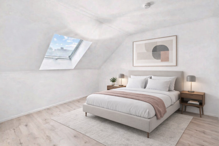 Schlafzimmer (KI Staging)