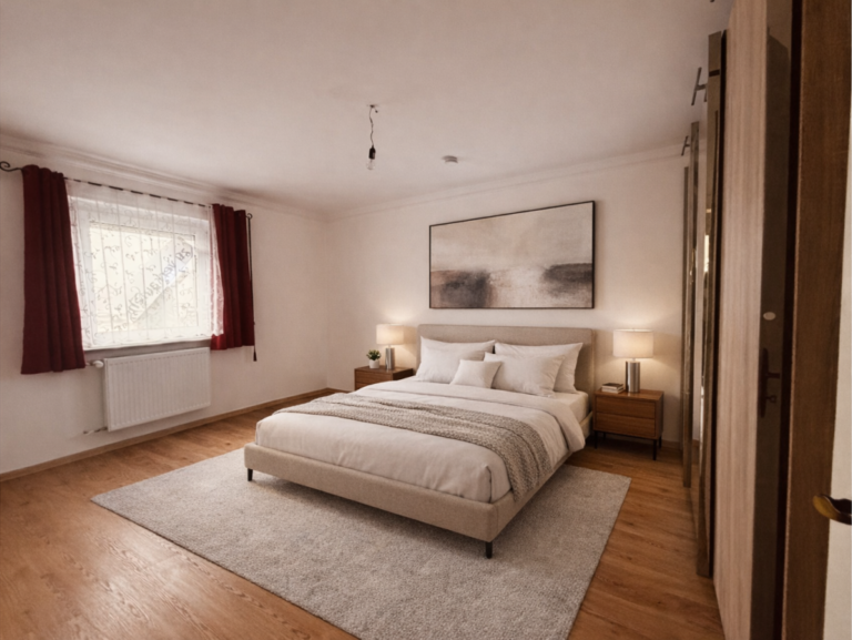 Schlafzimmer UG (KI Staging)