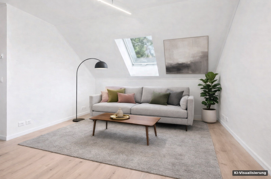 KI-Visualisierung – Wohnzimmer