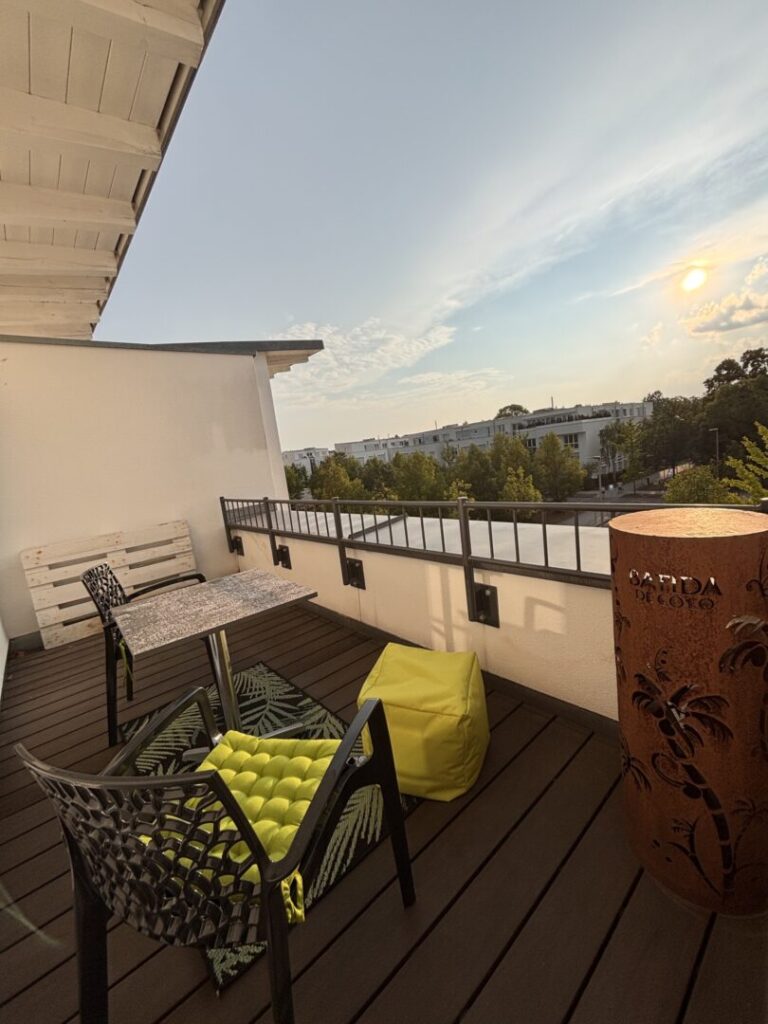 Balkon mit Aussicht