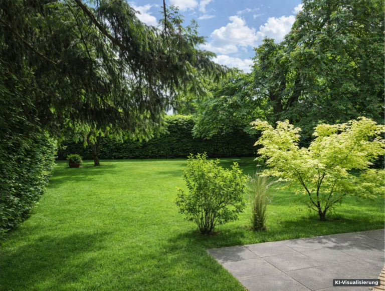 KI-Visualisierung – Schöner Garten