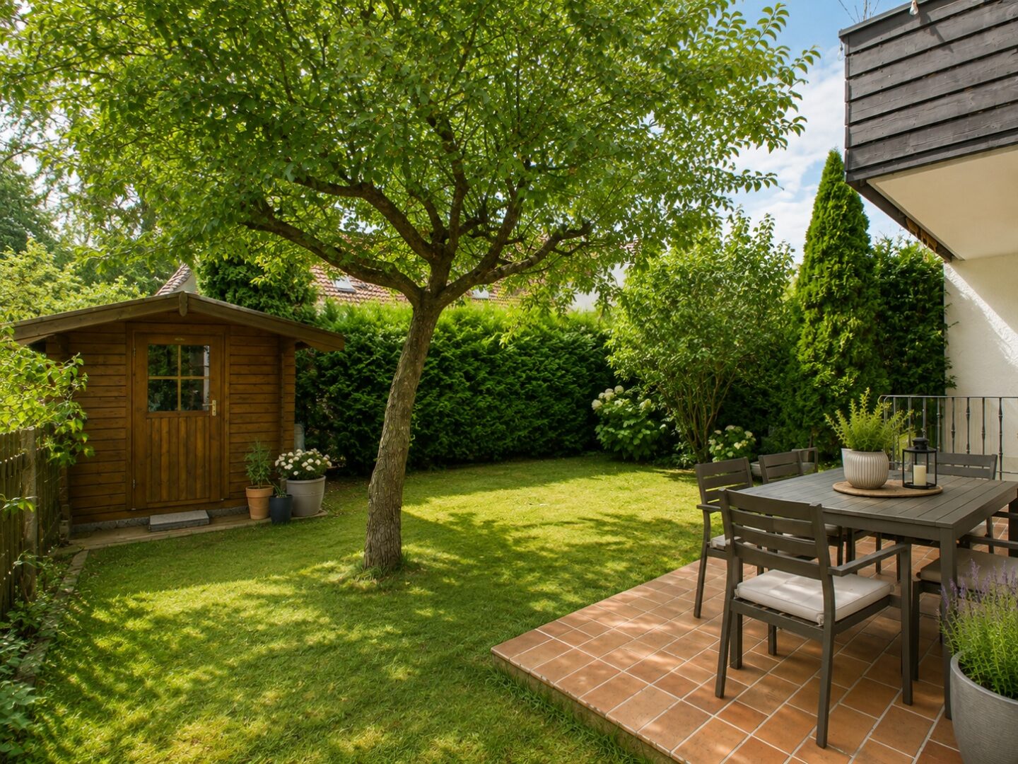 Garten mit Terrasse