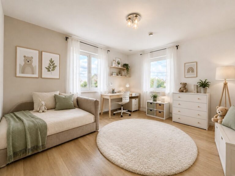 Kinderzimmer (KI-möbliert)