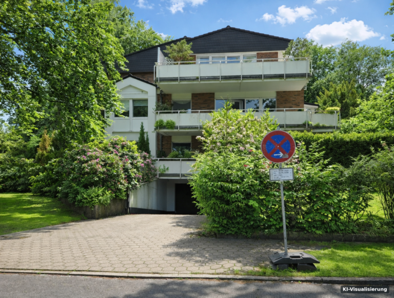 KI-Visualisierung – Aussenansicht Haus