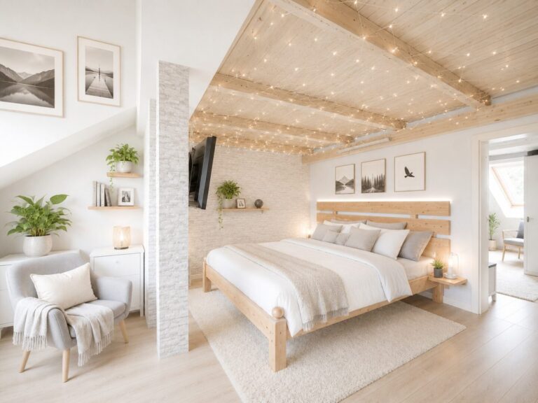 Schlafzimmer K.I animiert