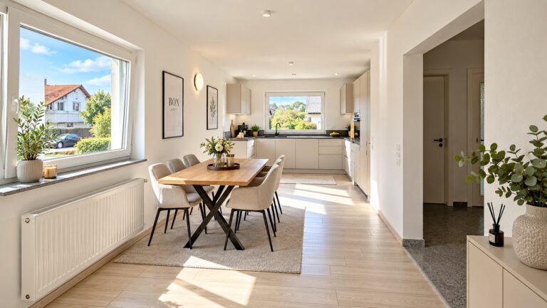 Küche und Essbereich KI Stage