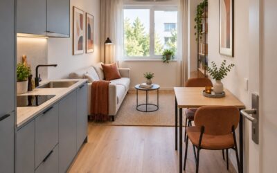 Immobilien 5 Wohn- Ess Küche Ki Staged