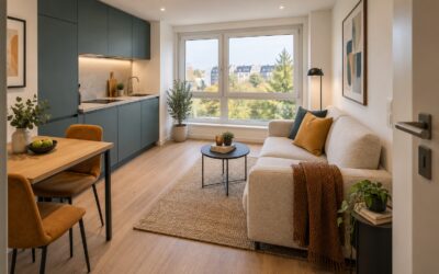 Immobilien 4 Wohn- Ess Küche Ki Staged