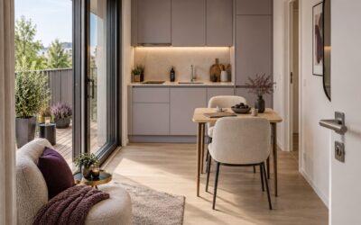 Immobilien 2 Wohn- Ess Küche Ki Staged