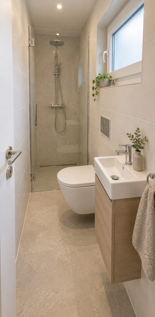 Badezimmer KI staged